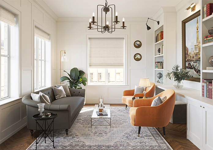 Mirdif, Peanut - Twist&Fit Roman Blind - Image 8